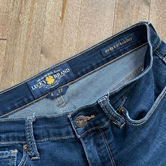 Lucky Brand Jeans | Sweet Straight Blue Jeans Size 4 / 27 Regular - Picture 4 of 4